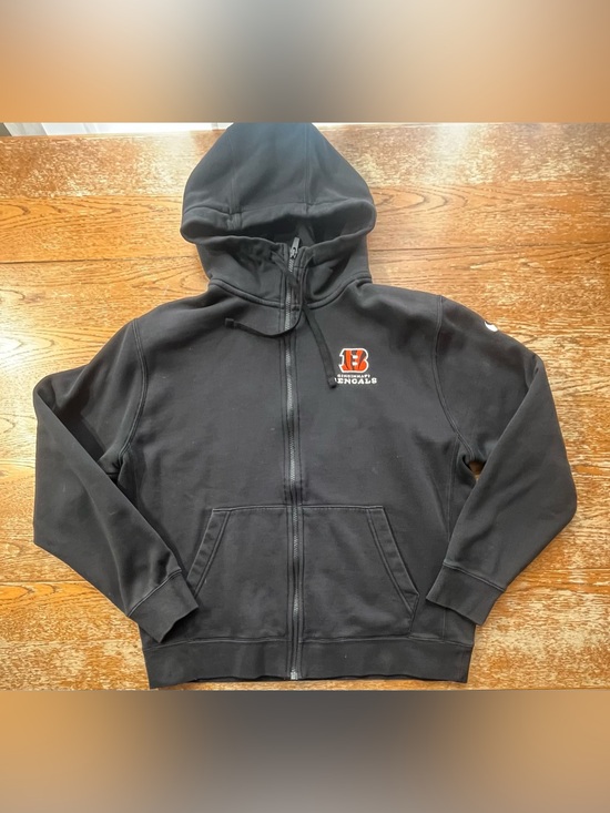 Nike Other - Nike Cincinnati Bengals full-zip performance hoodie size large mens